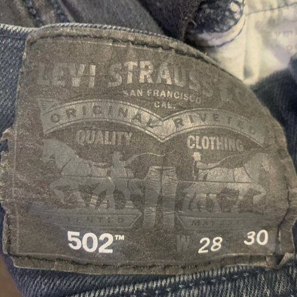 Levi's 502 Men's Denim Taper Fit Jeans Color Blue 295070765‎ - Picture 3 of 4